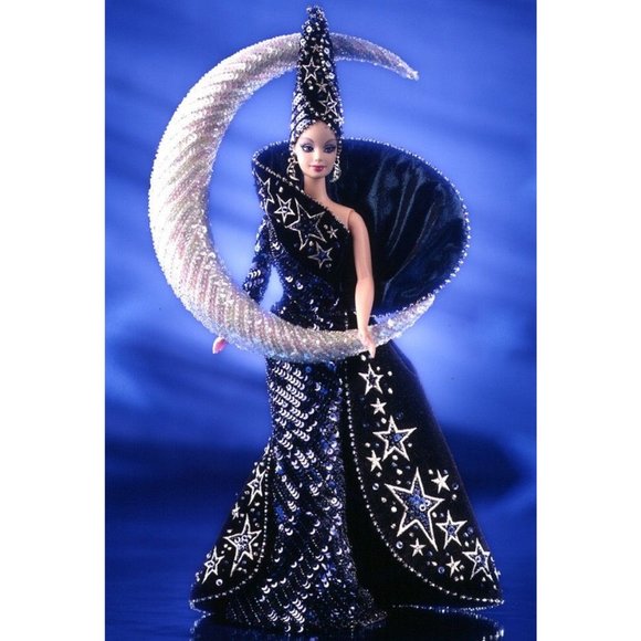 brand new in box Barbie Moon Goddess Doll by Bob Mackie ( NRFB ) Box is pristine - Picture 1 of 8